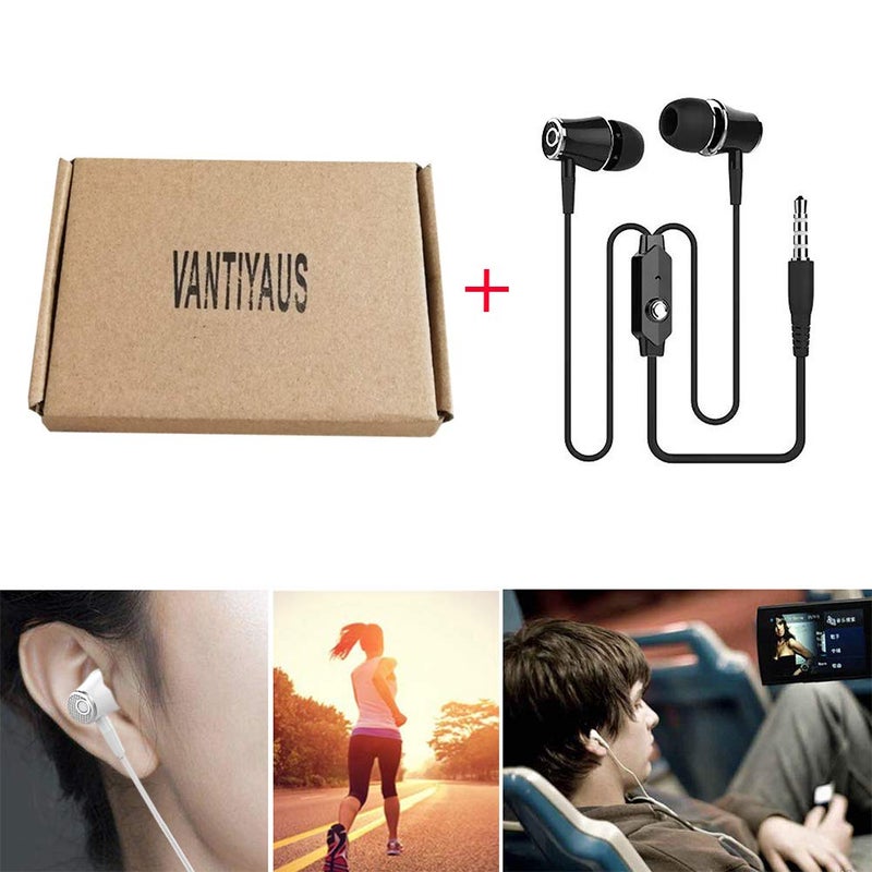 VANTIYAUS Earphone for Kindle eReaders,for Fire HD 8 HD 10,Smart Android Earbuds, Oasis eReaders Earbuds Microphone Phones Call in-Ear HD Bass Driven Audio Headset Wired Control,3.5mm Tangle-Free Cord - Image 3